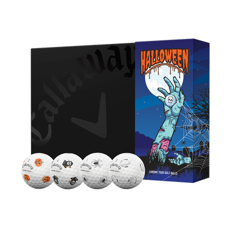 Chrome Tour Halloween Golf Balls