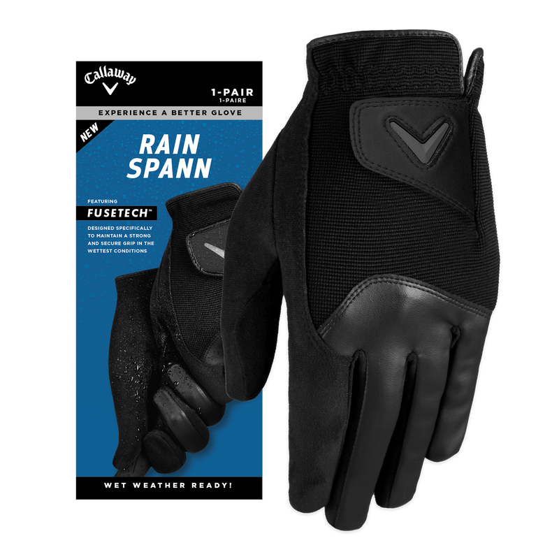 Opti Grip Gloves (Pair), Black, XL - Callaway Golf