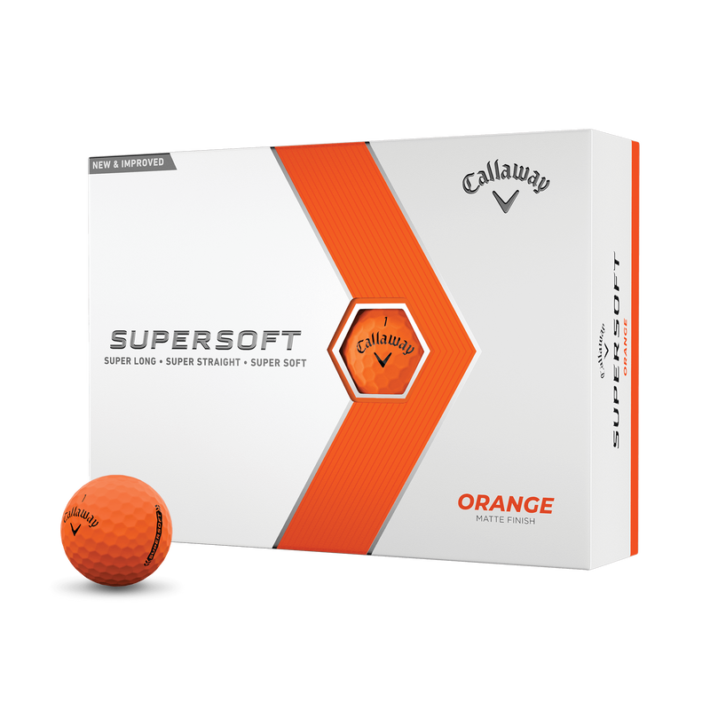 Callaway Supersoft Matte Red, Golf Balls