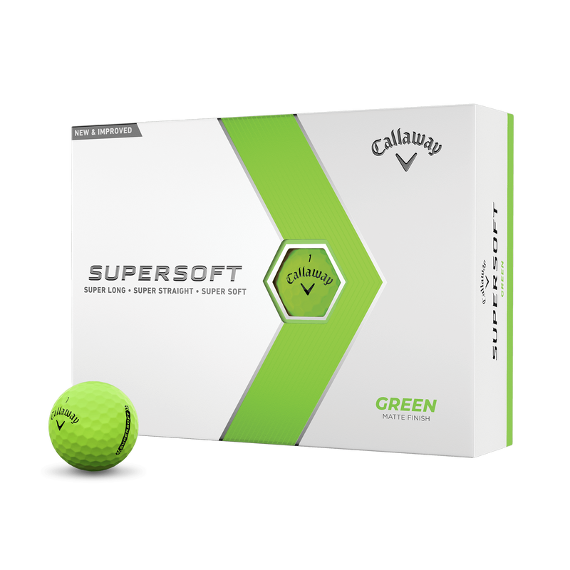  Callaway Golf Supersoft Golf Balls (Matte Green), Prior  Generation : Sports & Outdoors