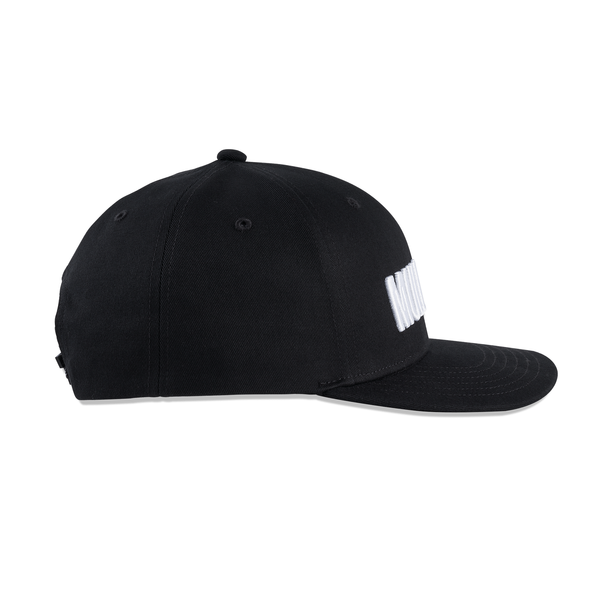 Magic Men's & Women's Checkered Solid Golf Cap (Black)