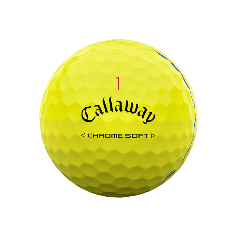 Chrome Soft Triple Track Yellow Golf Balls | Callaway Golf