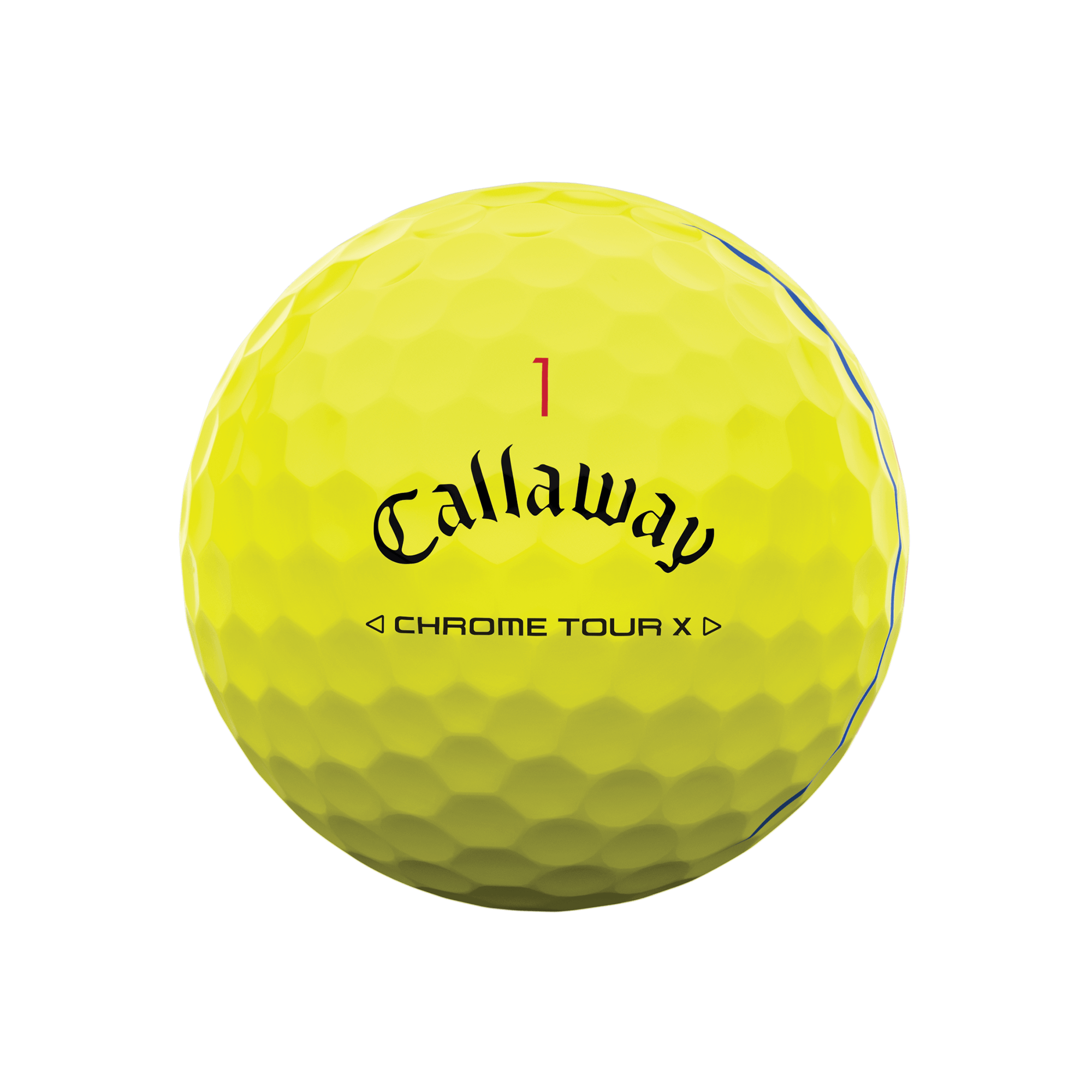 Chrome Tour X Triple Track Yellow Golf Balls