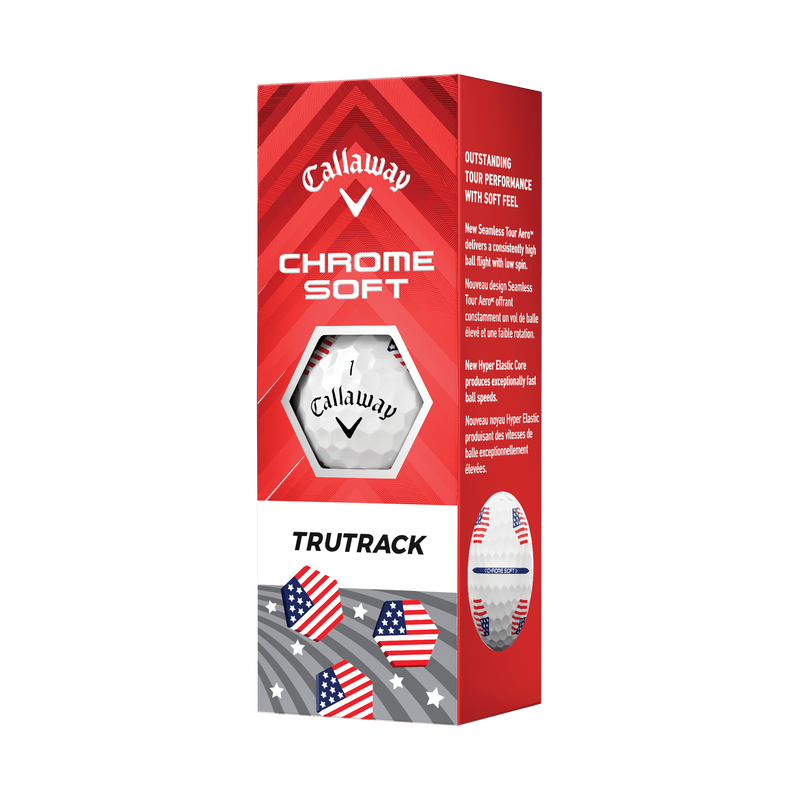 Chrome Soft TruTrack USA Golf Balls | Callaway Golf