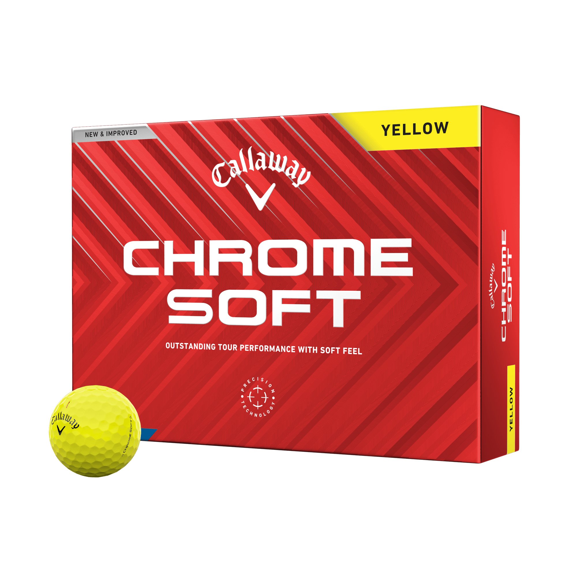 Chrome Soft Yellow Golf Balls | Callaway Golf