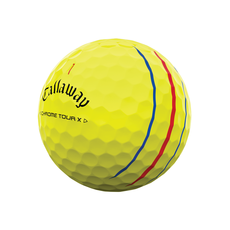 Chrome Tour X Triple Track Yellow Golf Balls | Callaway Golf