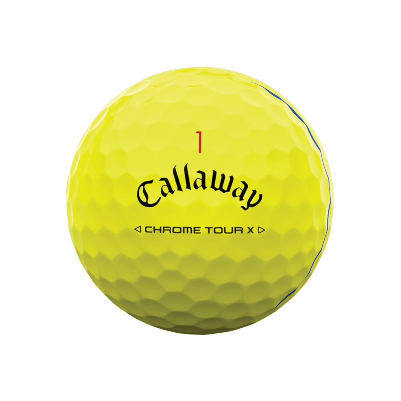 Chrome Tour X Triple Track Yellow Golf Balls | Callaway Golf