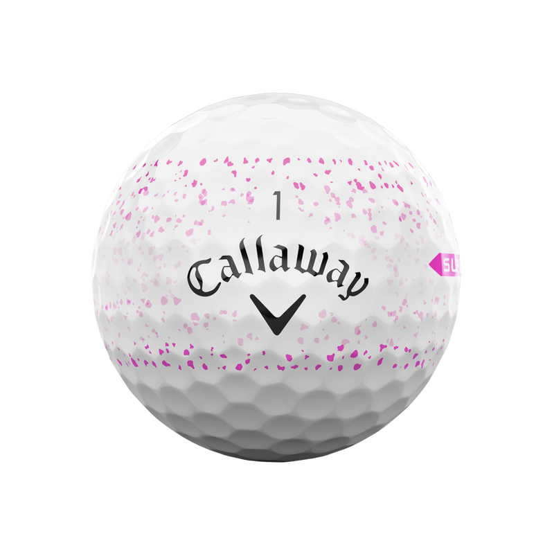 Supersoft Splatter 360 Pink Golf Balls - View 3