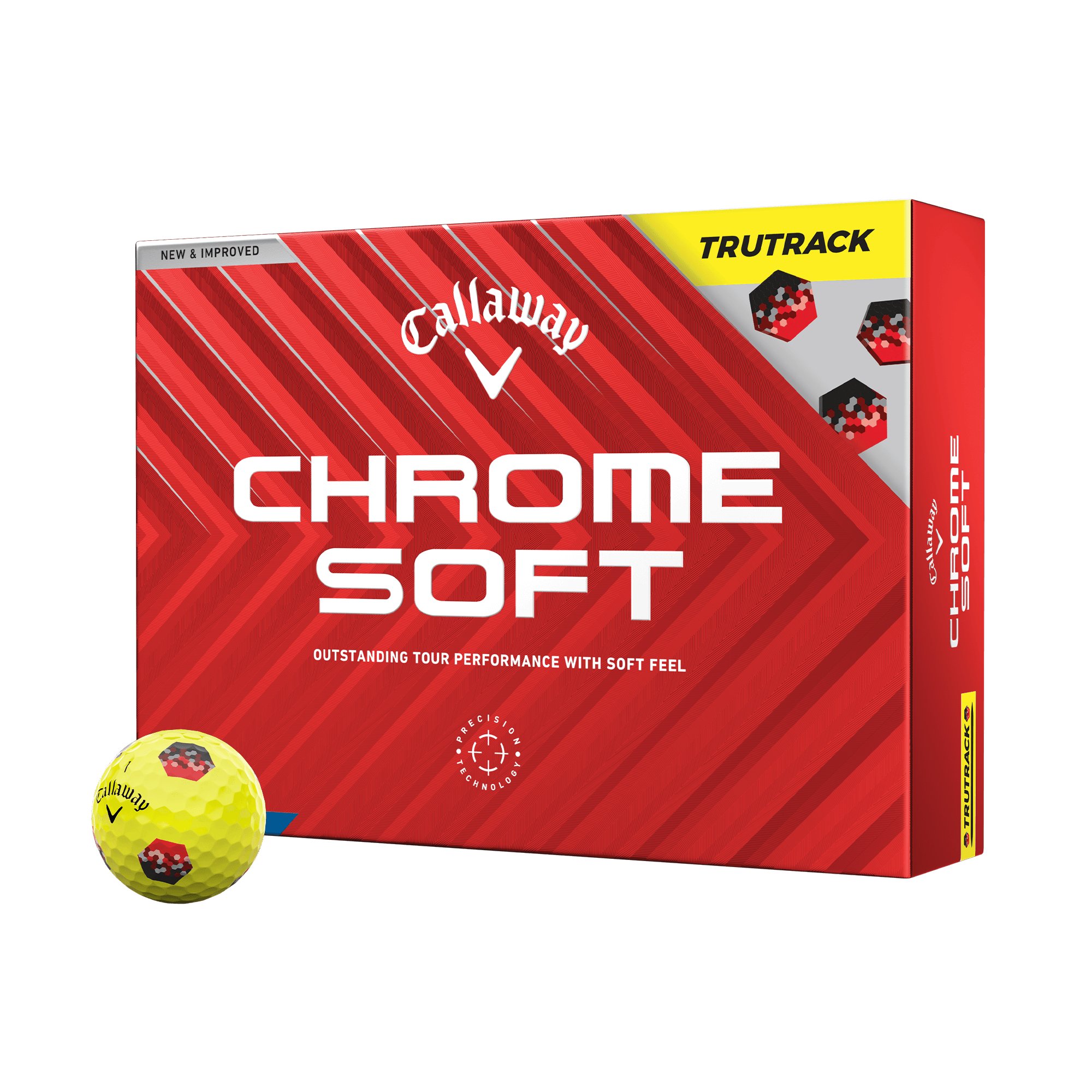 12 New Callaway Chrome Soft Truvis Iowa Hawkeyes NCAA newest Golf Balls